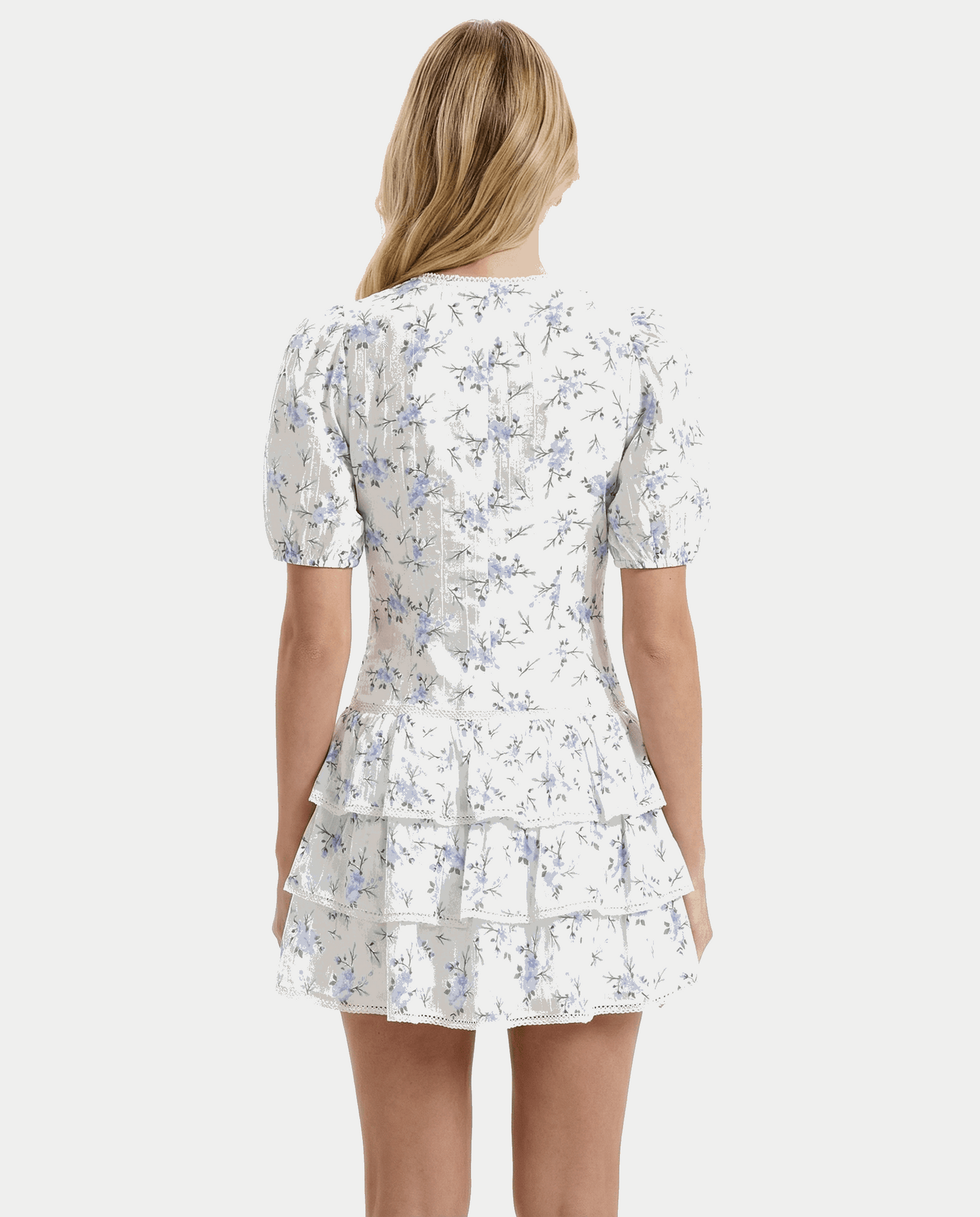 VESTIDO MINI FLUIDO VOLANTES