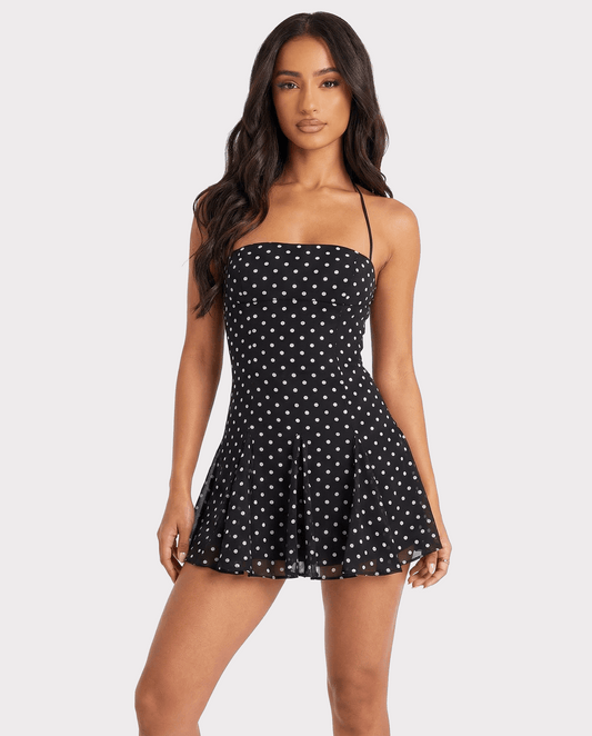 VESTIDO MINI CORSET DRAPEADO