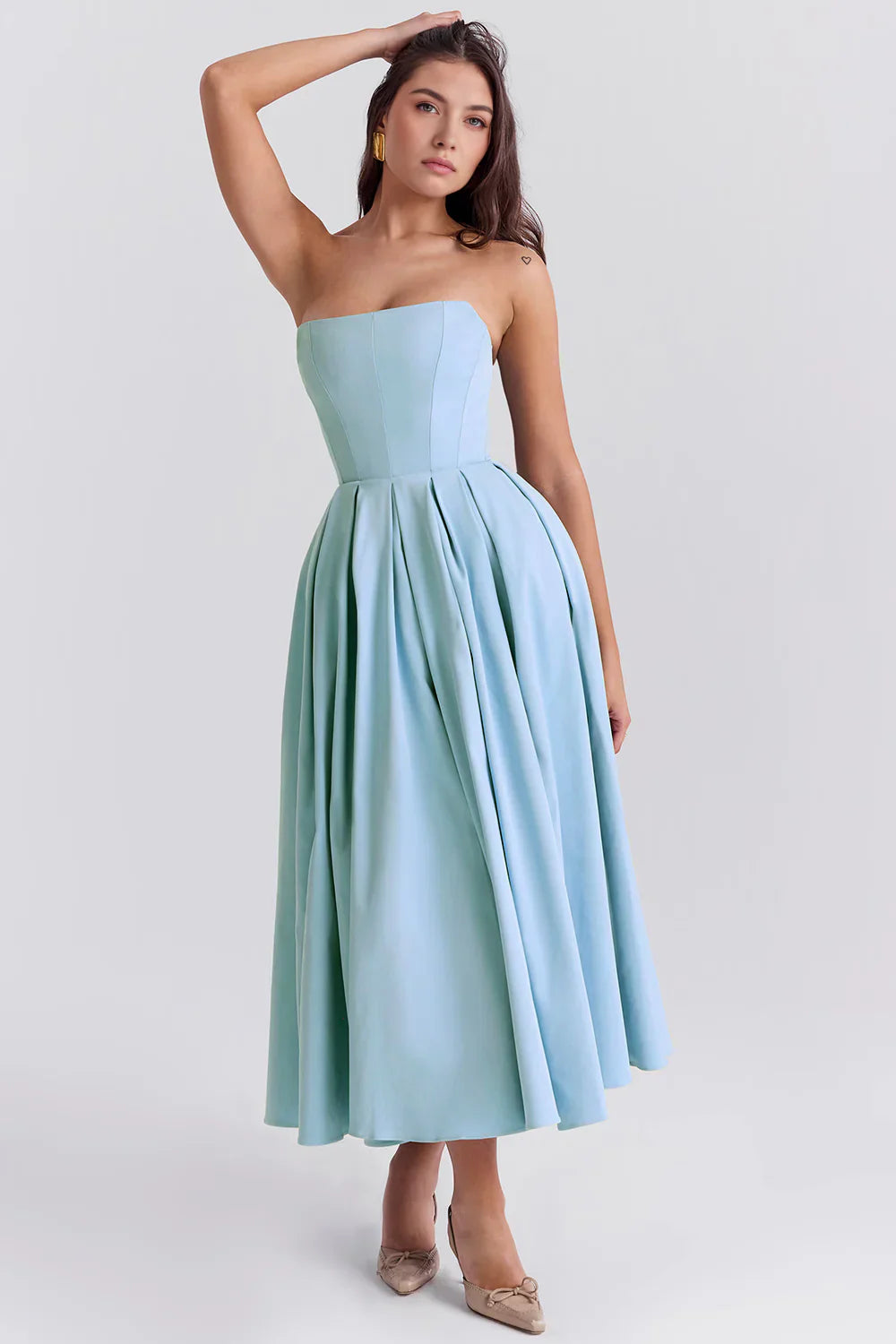 Vestido Celeste