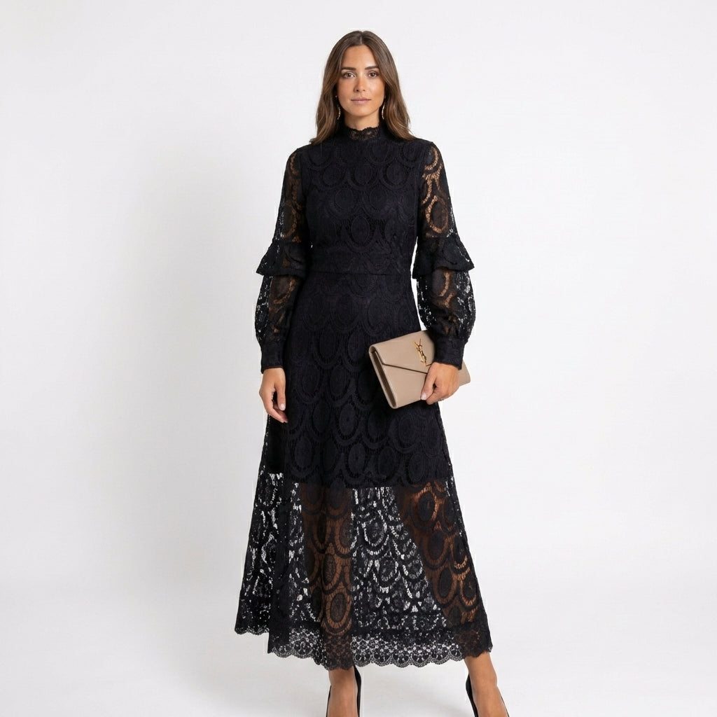 Par | Robe longue en dentelle élégante