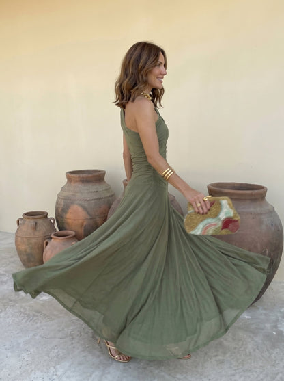 Vestido Toledo en Terracota