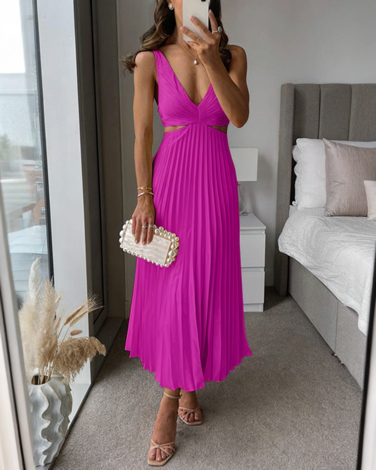 Lola | Robe plissée de cérémonie