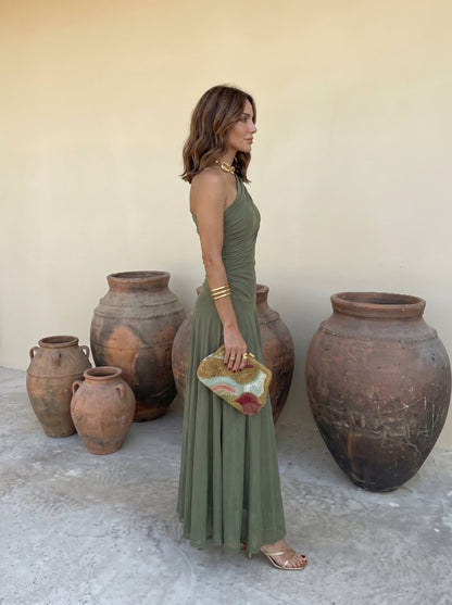 Vestido Toledo en Terracota